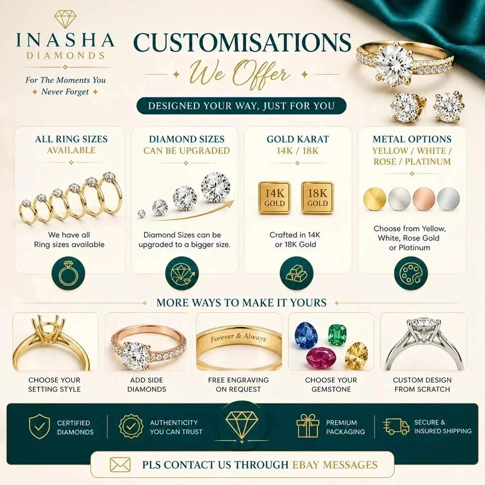 Heart Diamond Wedding Lab Grown Ring 5 Carat IGI E F VVS CVD 14k Yellow Gold