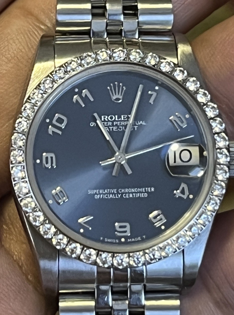 Rolex 31mm Datejust 68274 No Holes Case Authenticity Verified Polished Cleaned