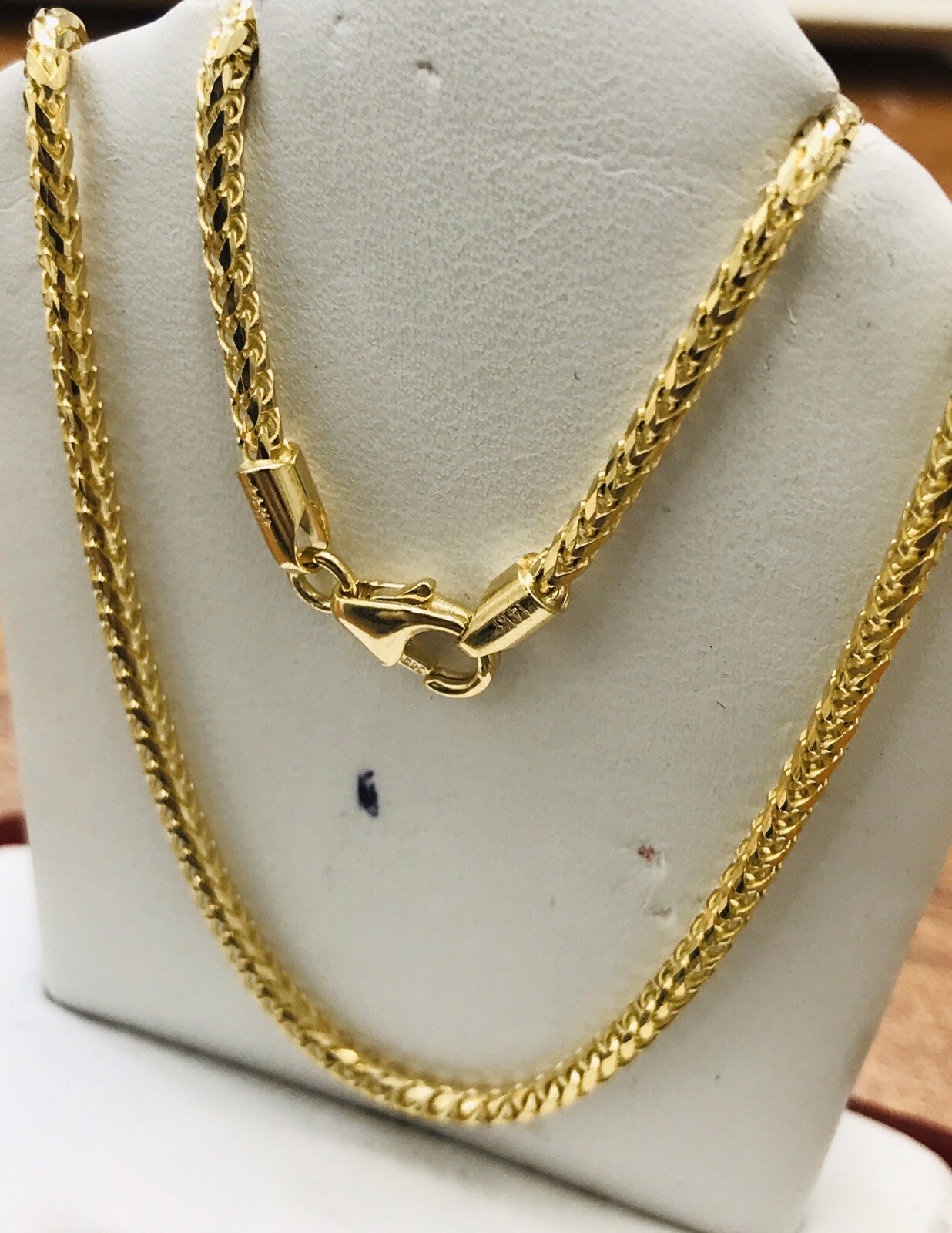 10.70 Grams 14K Solid Yellow Gold Franco Necklace Chain 20 Inch Brand new