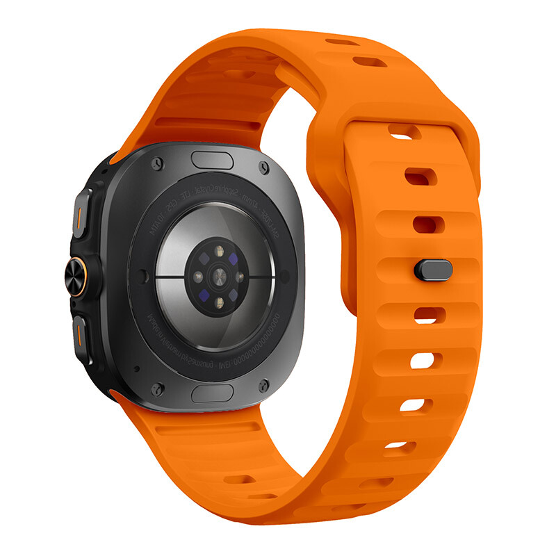 47mm Soft Silicone Loop Bracelet Sports Band For Samsung Galaxy Watch 7 Ultra