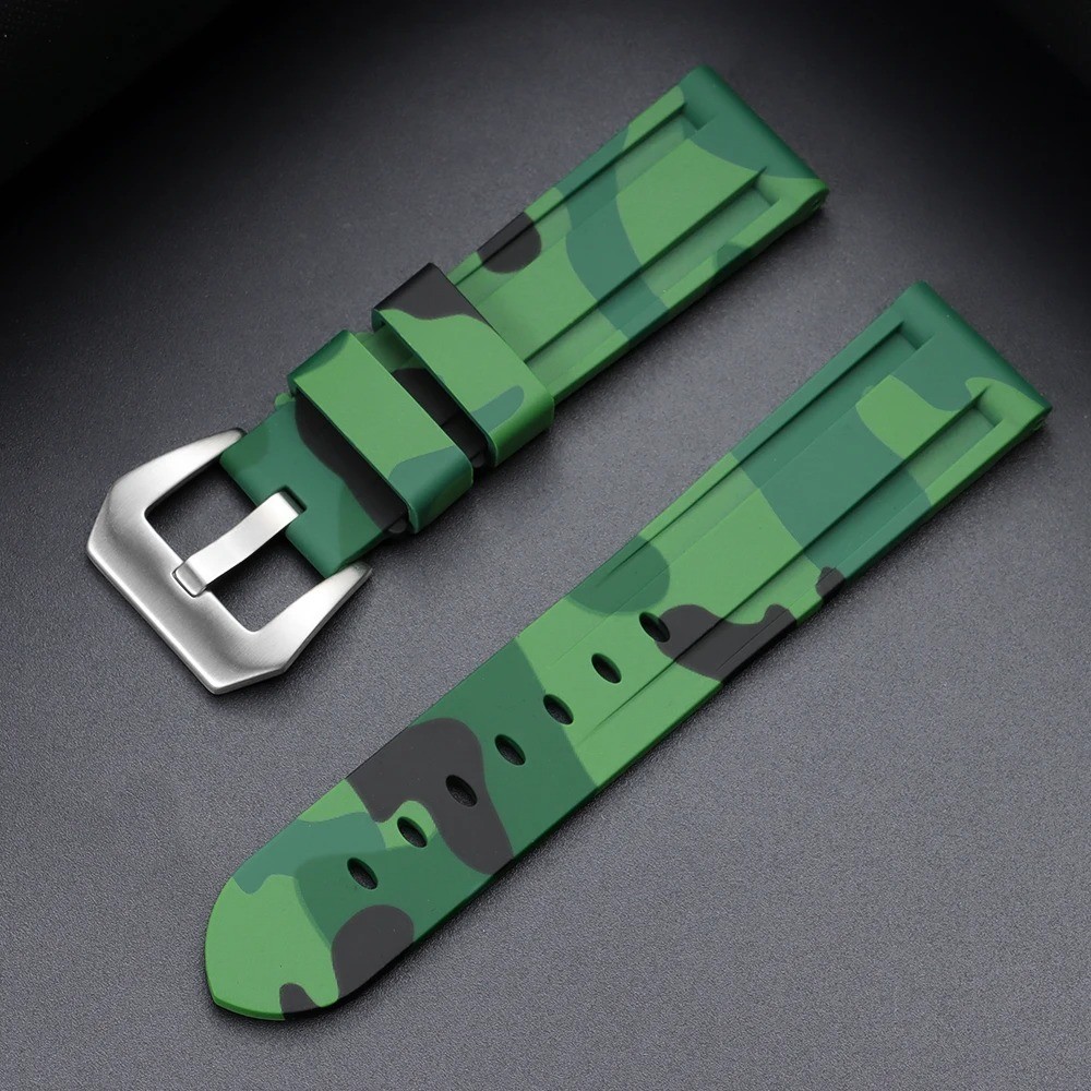 Universal Silicone Watch Band 18-24mm Quick Release Sport Replacement Strap