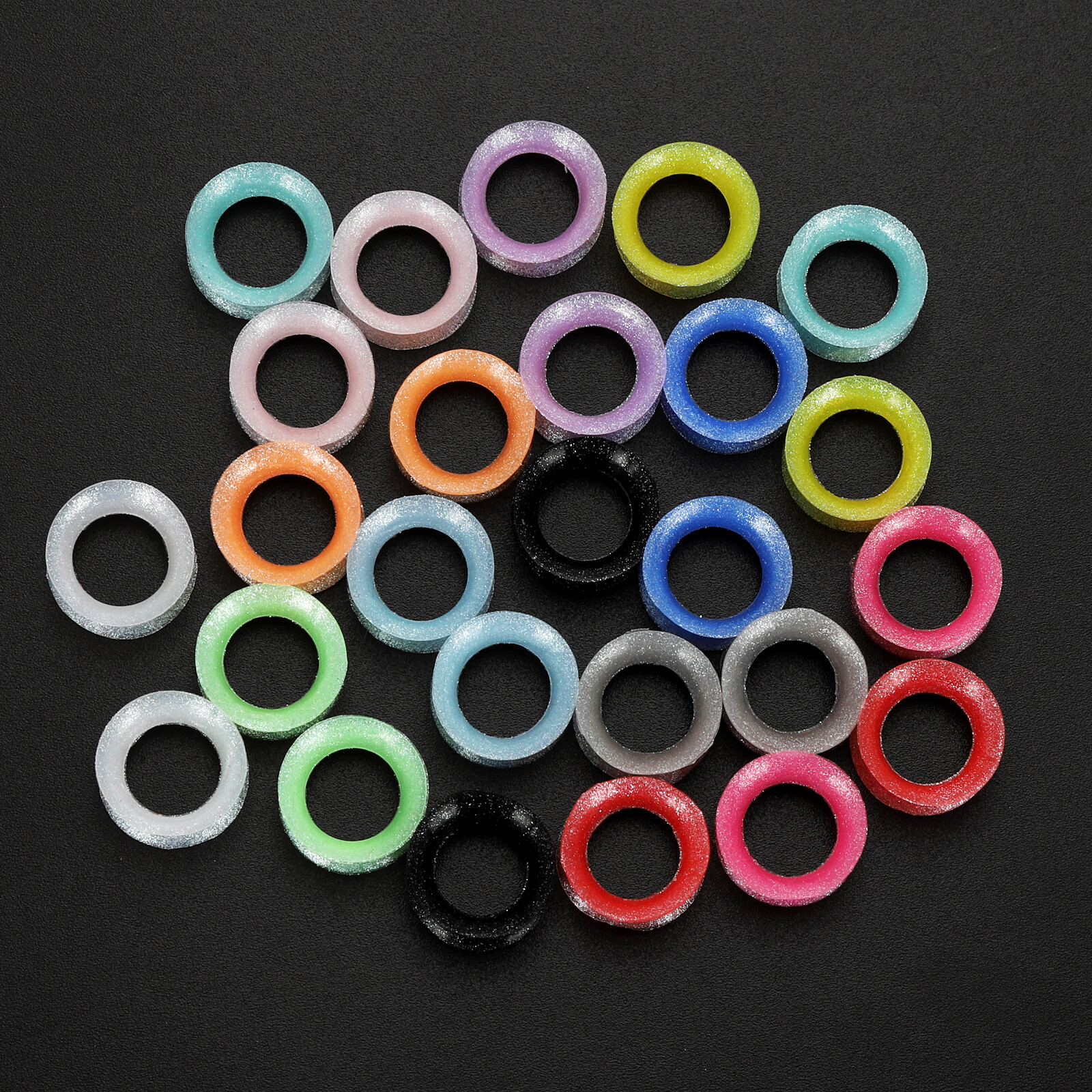 1 Pair Flexible Soft Silicone Ear Tunnels Gauges Double Flared Plugs Stretchers