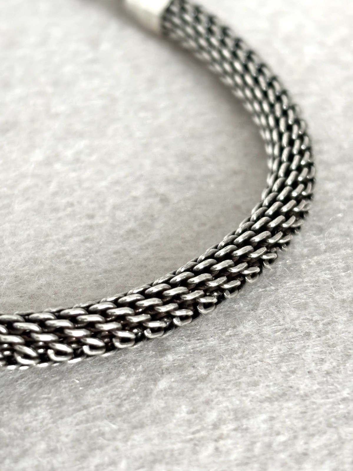 Brighton Antique Silver Tone Mesh Chain Bracelet w/Horse & Carriage Charm