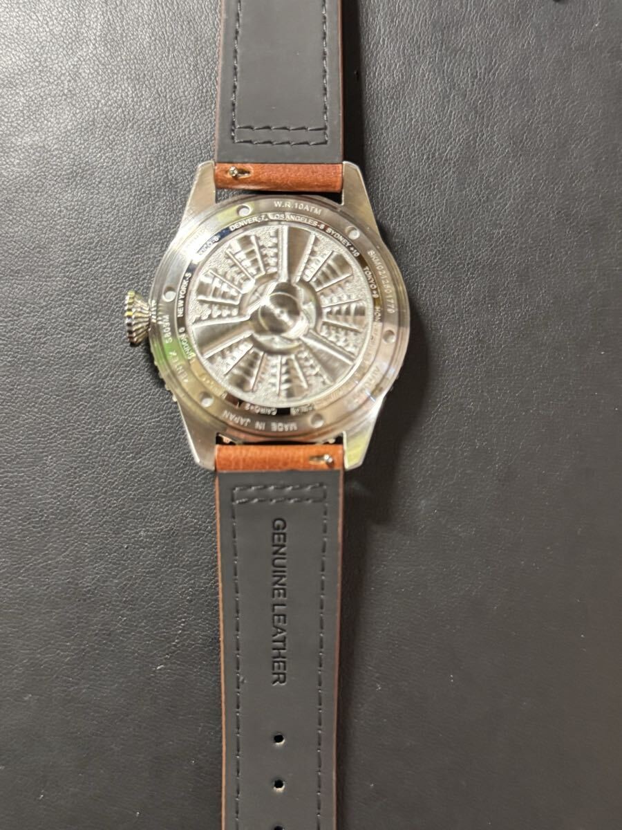 [B1Y] Kentex Skyman GMT Horizon Blue S809M 02 Watch [z9s]