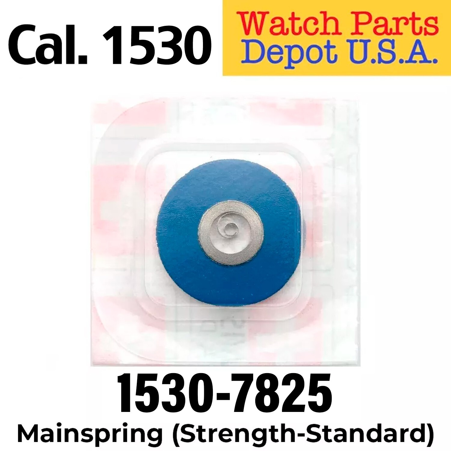 Rolex Caliber 1530-7825 Mainspring (Strength-Standard) Replacement Swiss Made