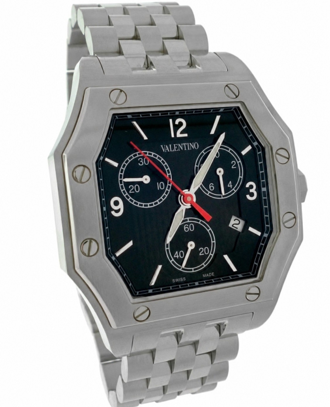 Valentino V39 Prestige 22-Jewel Swiss Quartz Chronograph Watch Sapphire Crystal