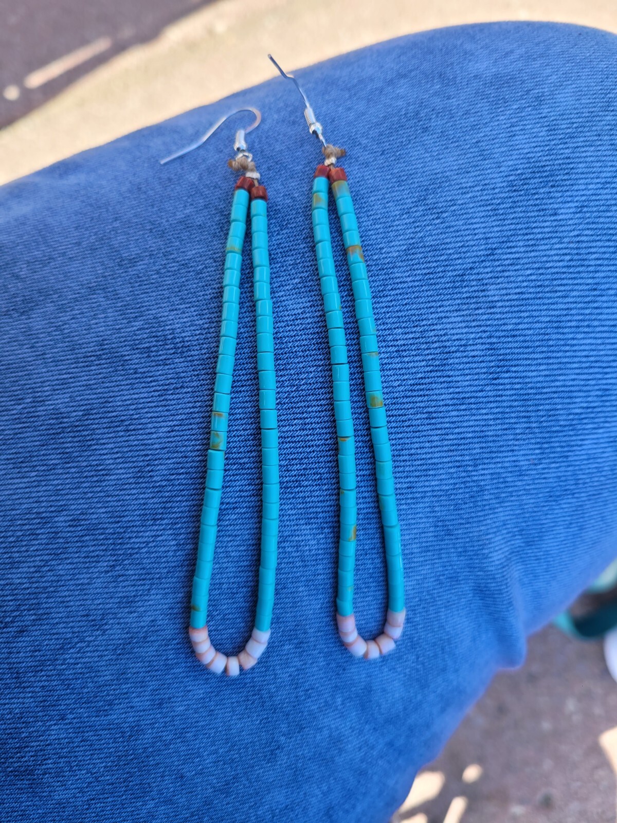 Handcrafted Navajo Jacla Earrings