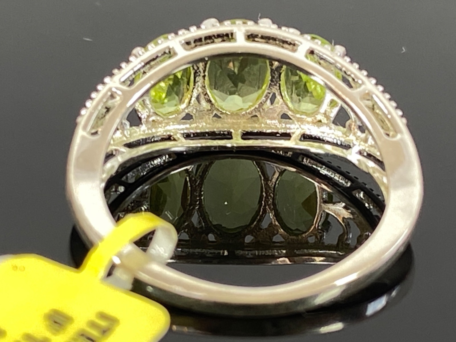 Sterling Silver STS CHUCK CLEMENCY Peridot Ring New w/ Tag – Size 6 / 2 Grams