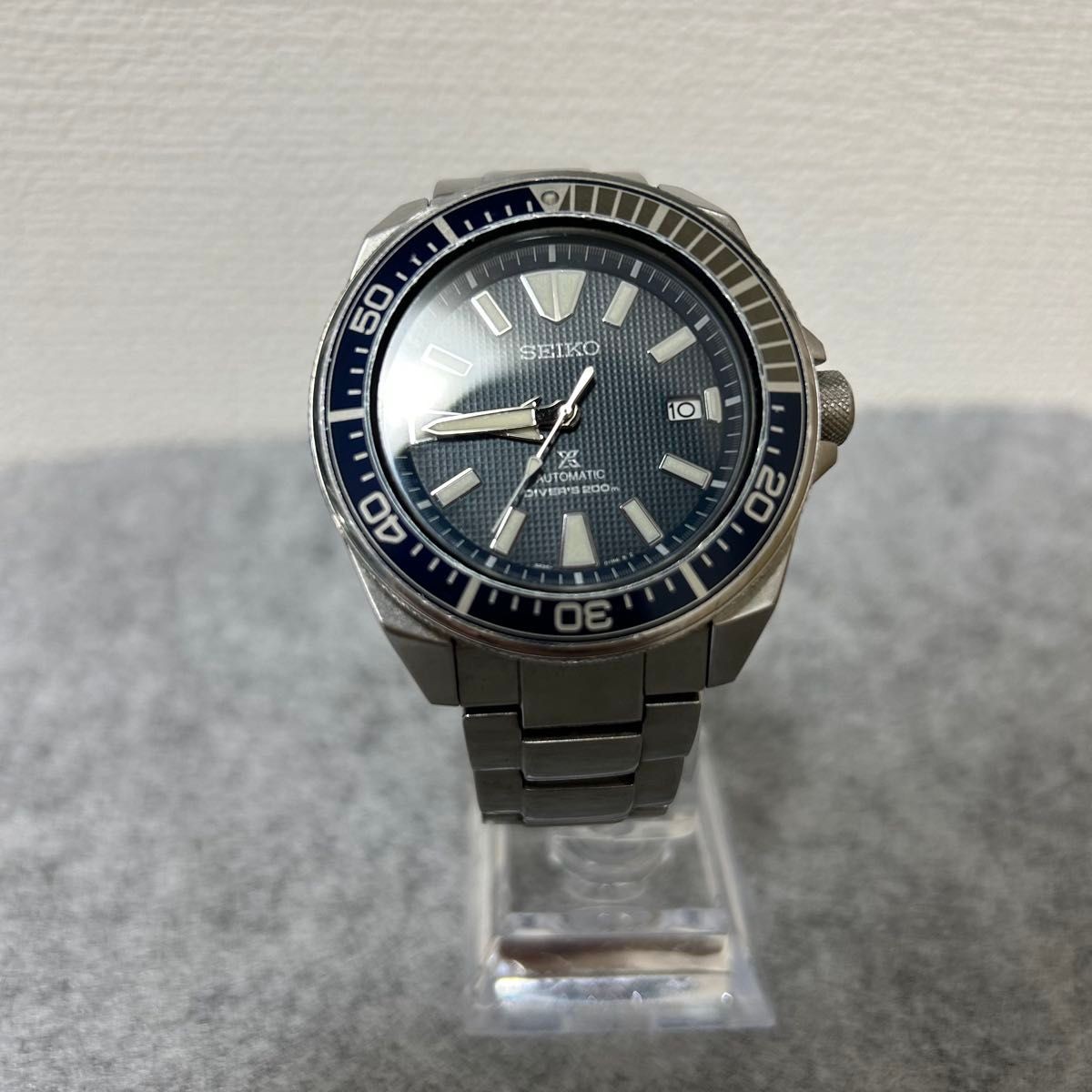 Seiko Prospex Samurai SRPB49K1 Automatic Diver’s 200m Watch 4R35 01V0 Samurai