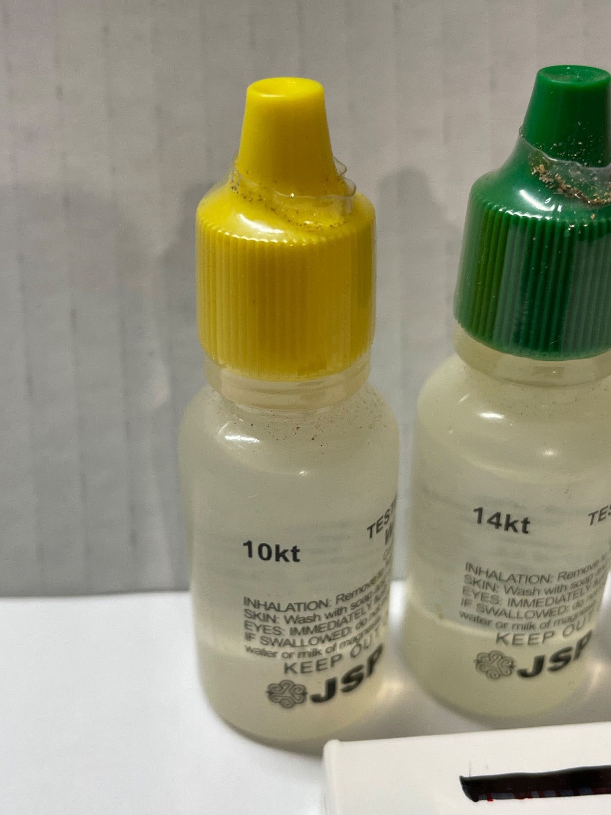 Gold Jewelry Testing “10K” , “14K”, “18K” Acid + Neutralizer + ” test stone”