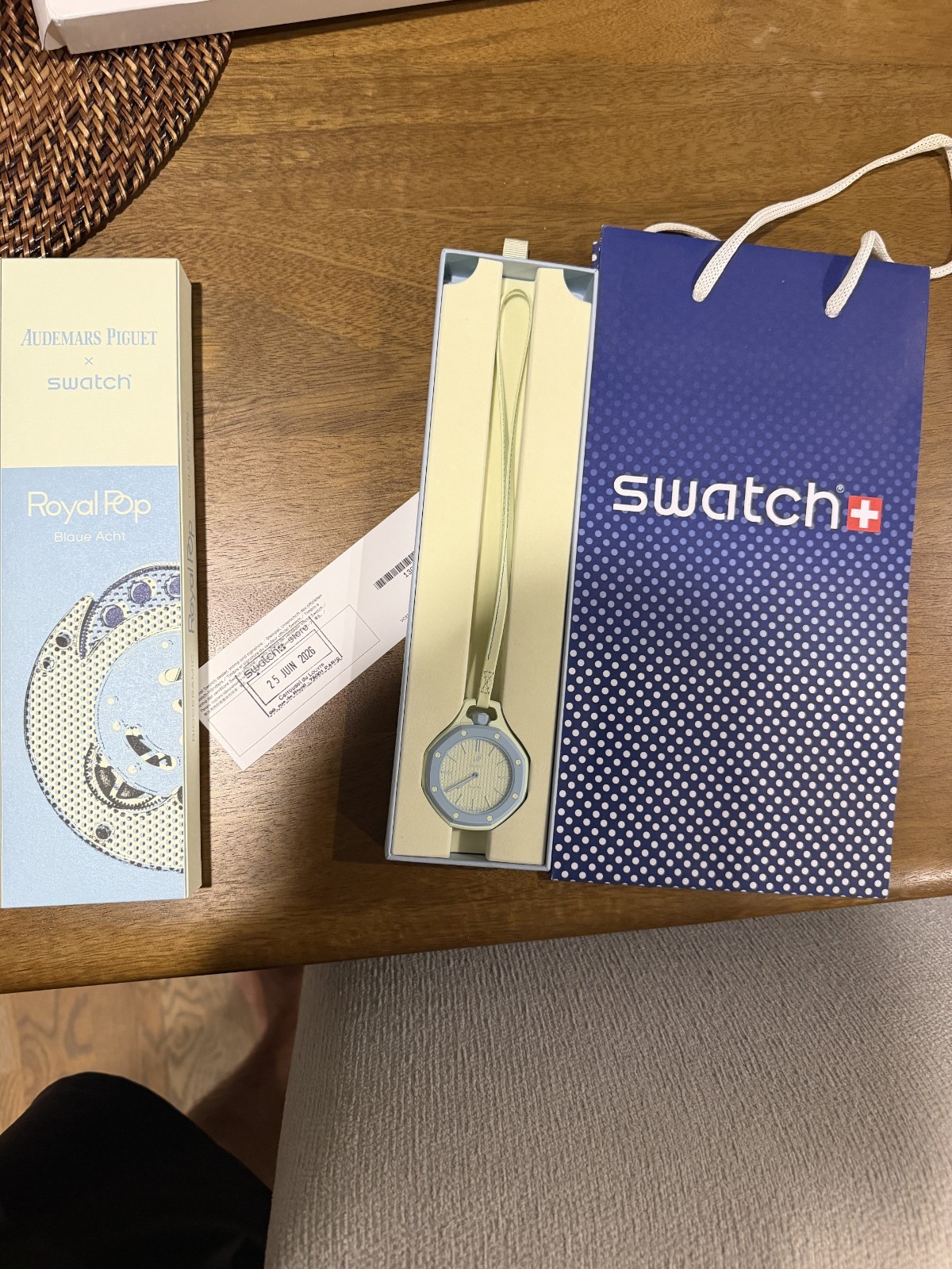 Swatch x AP Audemars Piguet Royal Pop Blaue Acht New