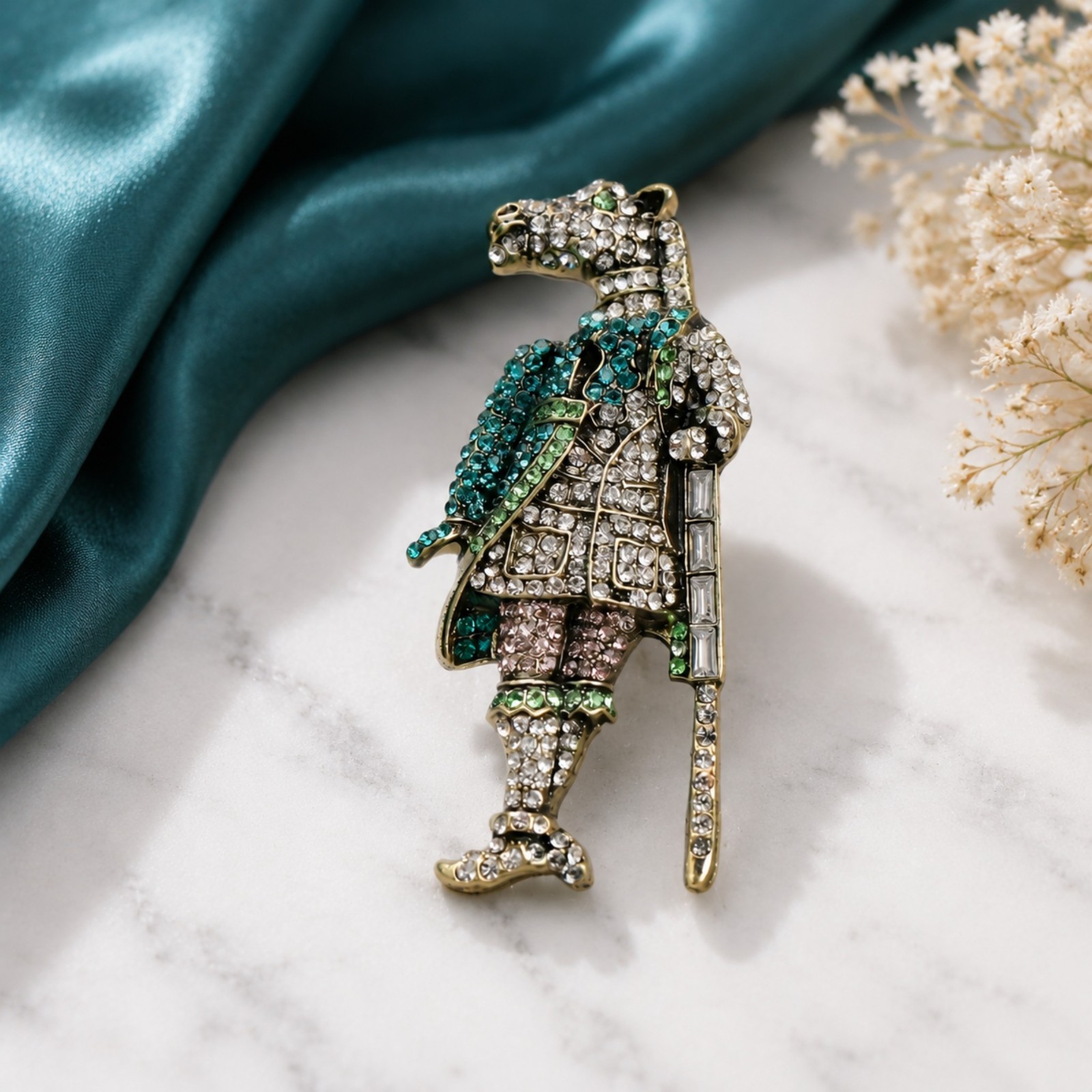 Horse Brooch Pin Wildlife Animal Zinc Alloy Coat Scarf Dress Bag Jewelry Gift