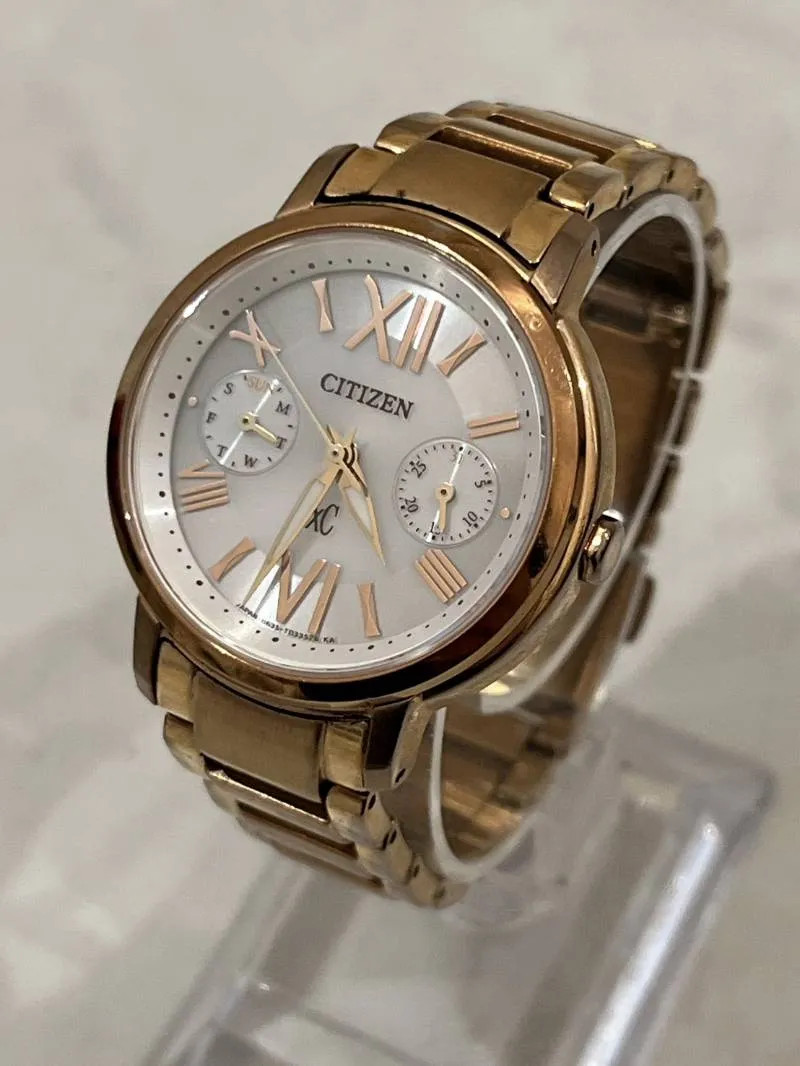 CITIZEN XC Citizen Cross Sea Solar Watch 8635-T021883 Working Condition