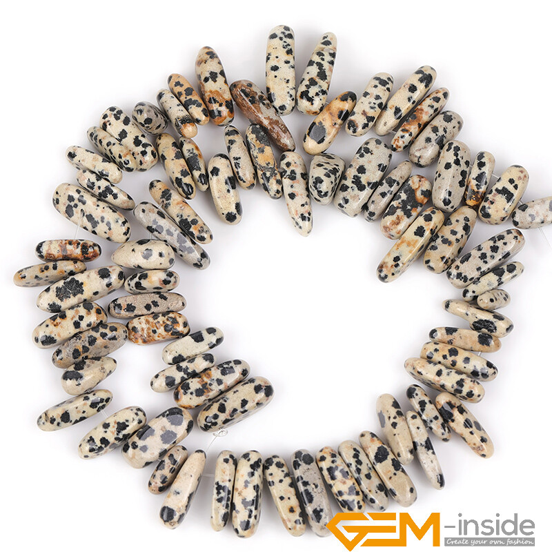 Natural Freeform Gemstone Sticks Spike Chips Beads For Jewellery Making 15″ AU