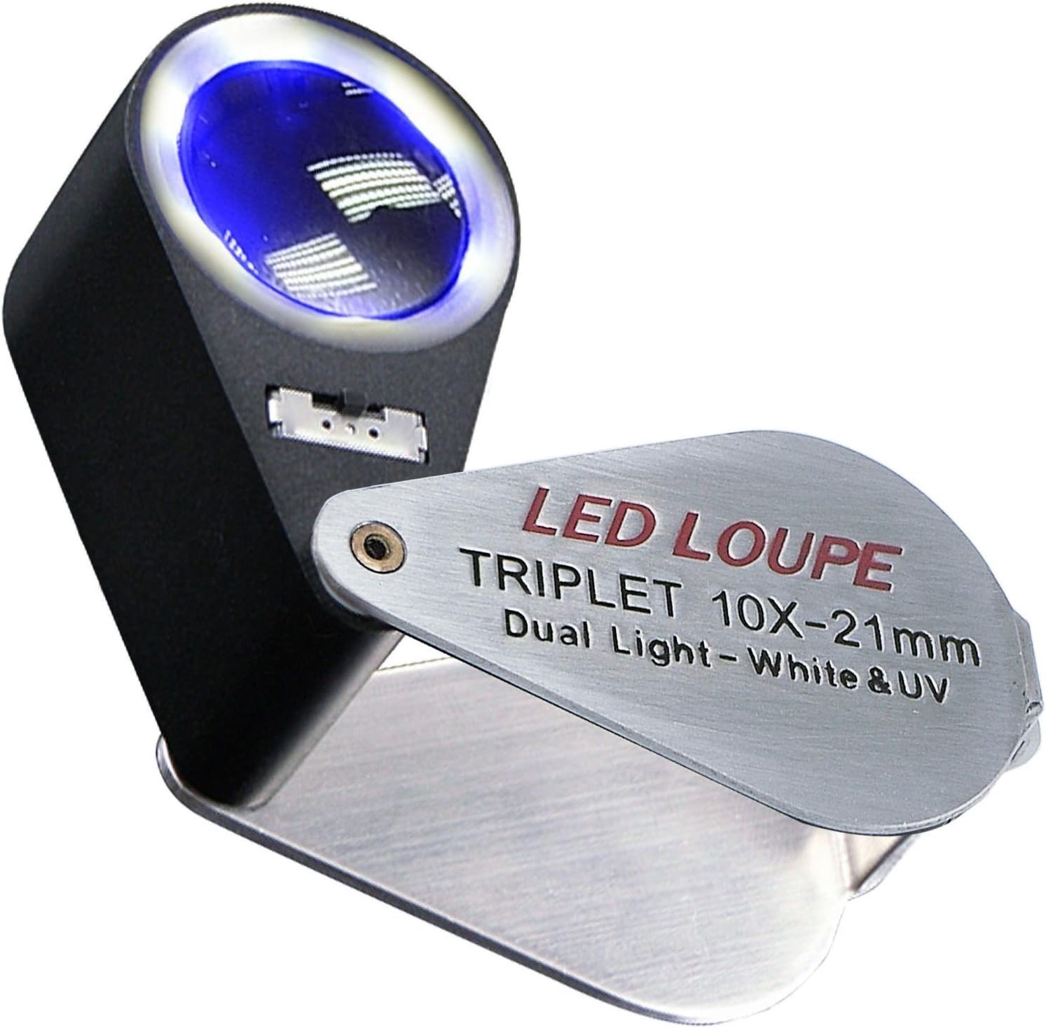 Gain Express Jewelers Loupe Magnifier, Jewelry Loop Magnifier with Light, Hastin