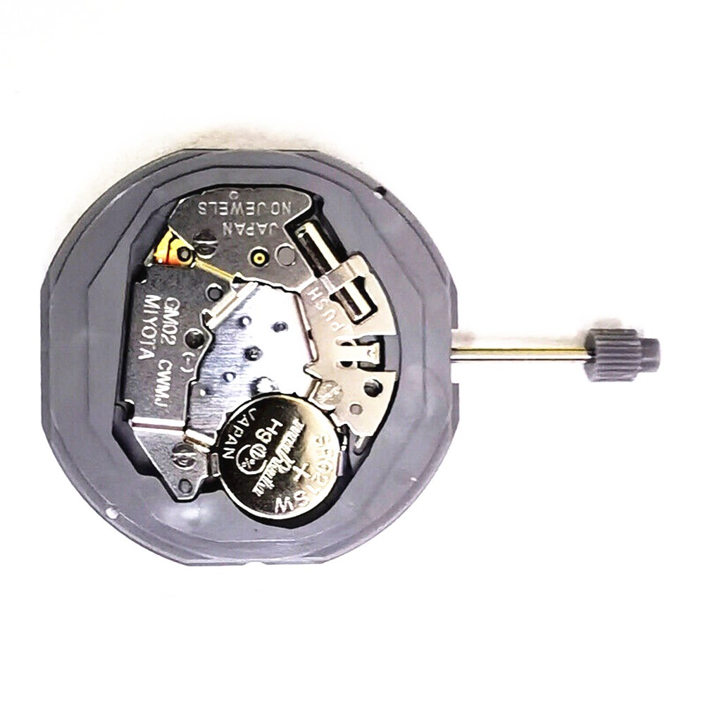 Quartz Watch Movement Sliver 3 Hands Replacement For MIYOTA GM02 GM00 Watch