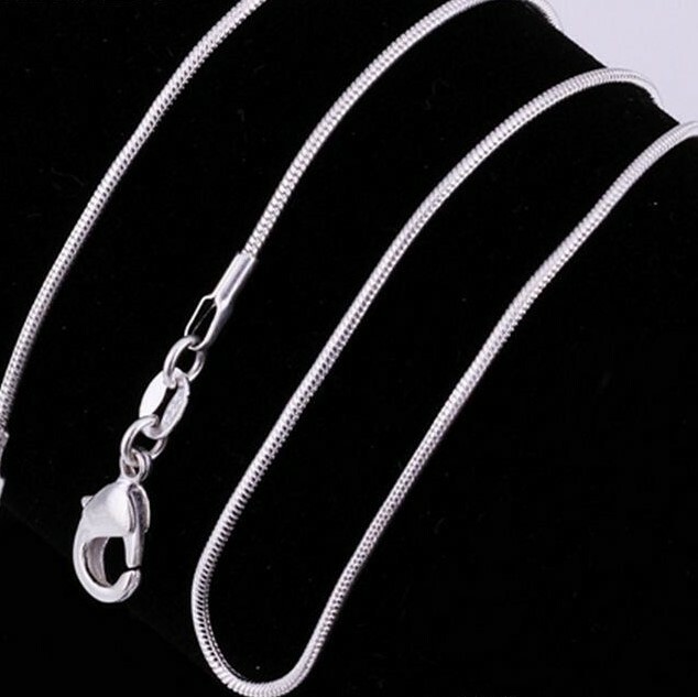 30″ S925 STAMPED Sterling Silver 1.2mm Round Snake Chain Necklace