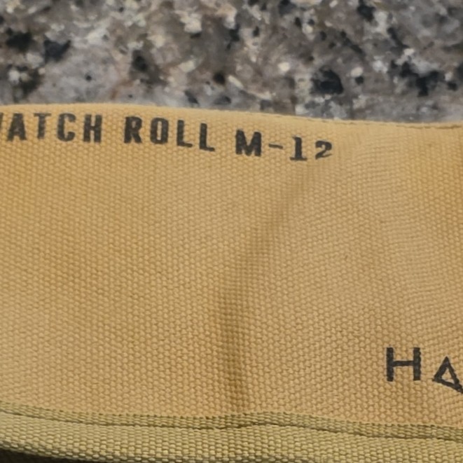 Rare Discontinued Haveston Watch Roll M-12 Tan Canvas Watch Case Holds 4 Watches