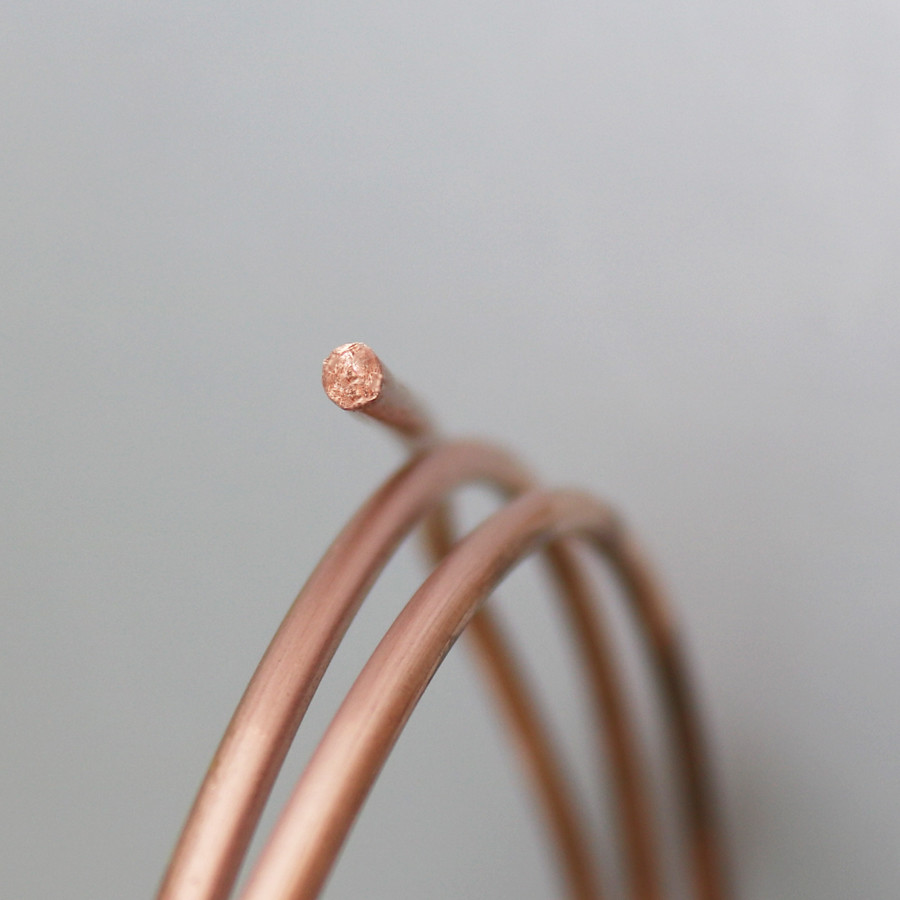 99.9% Pure Copper wire Dead Soft Round 8 10 12 14 16 18 20 21 22 24 26 28 30 Ga