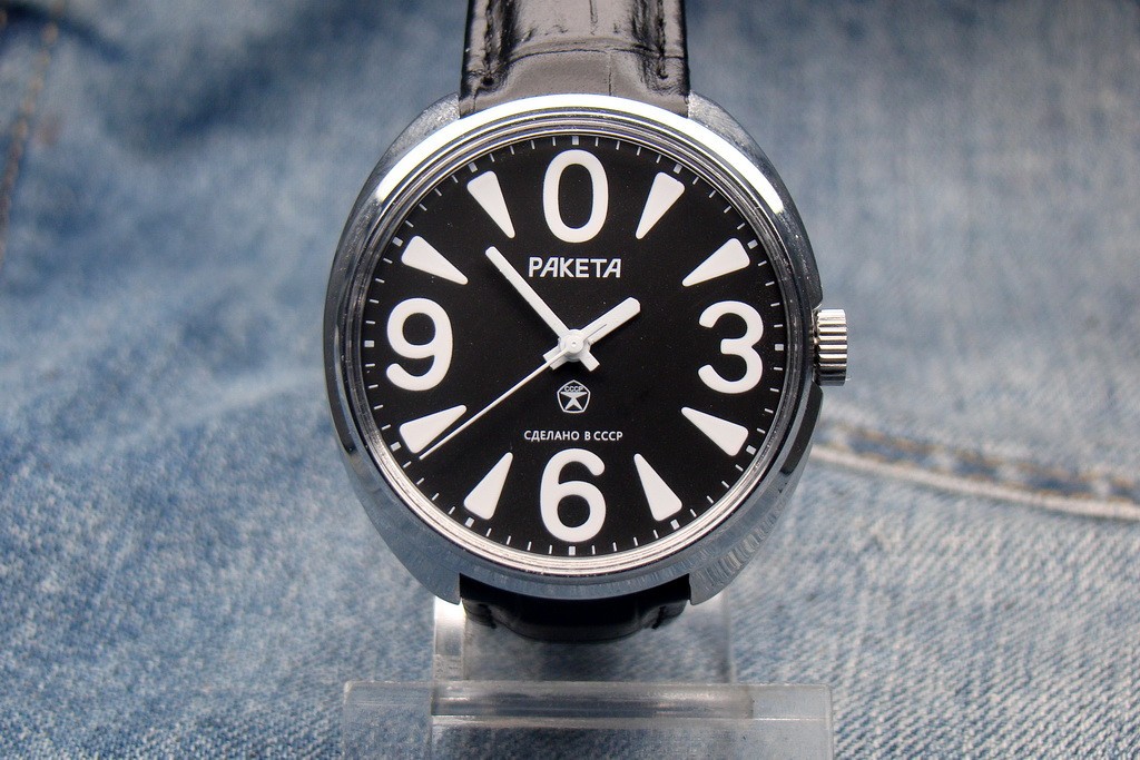 RAKETA BIG ZERO RUSSIAN SOVIET USSR CLASSIC MECHANICAL WATCH 80s excellent 8