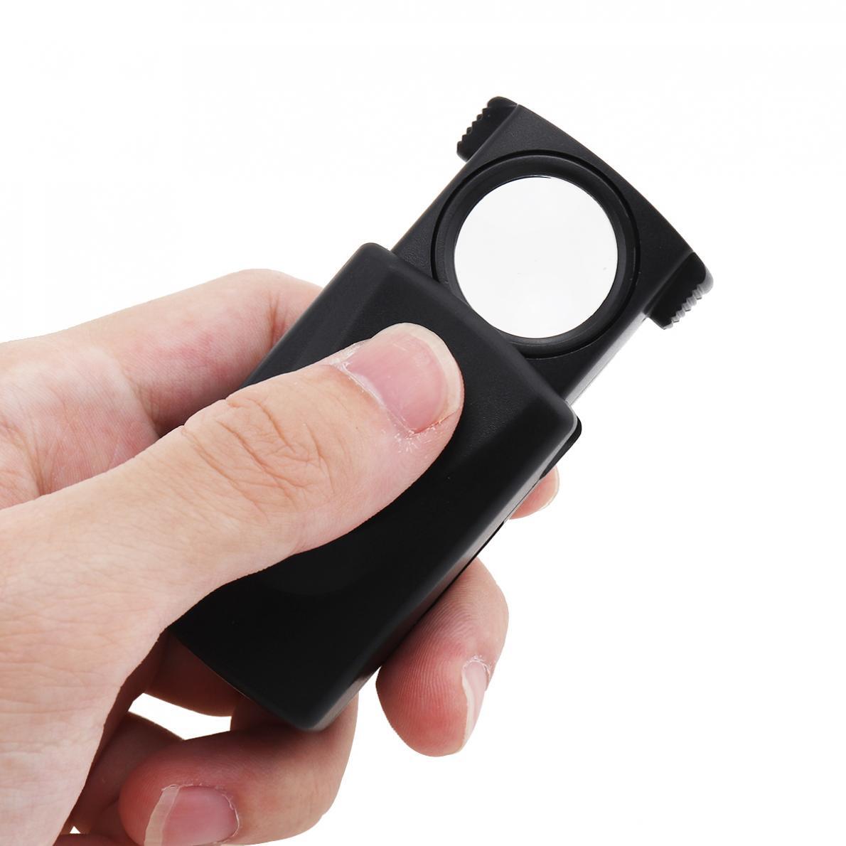 30X Pull-type Magnifier Mini Pocket Hand Magnifying Glass with LED Light Source