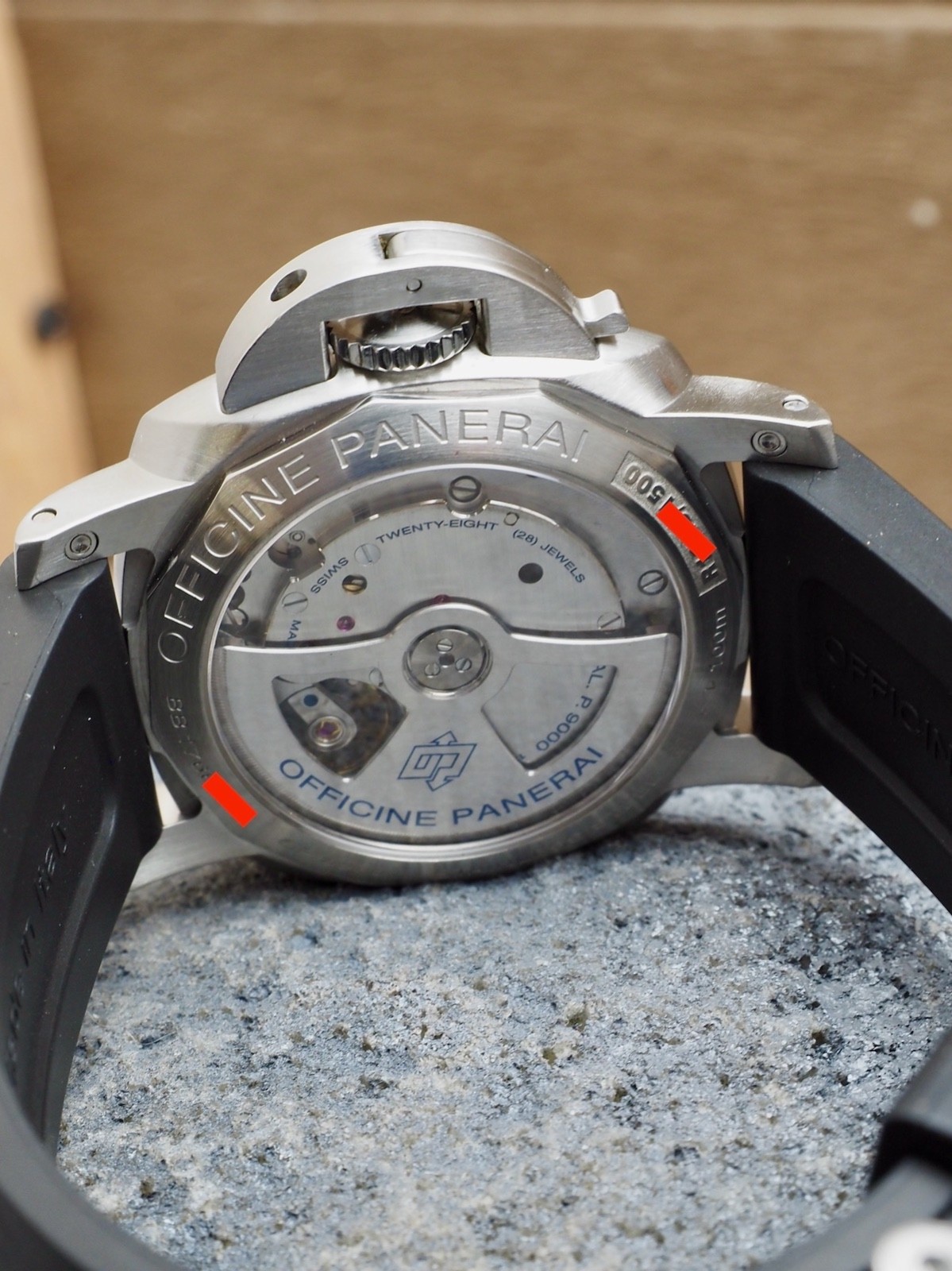 Panerai 42mm Luminor Automatic Date PAM00392 “R” Box and Papers! Great Value
