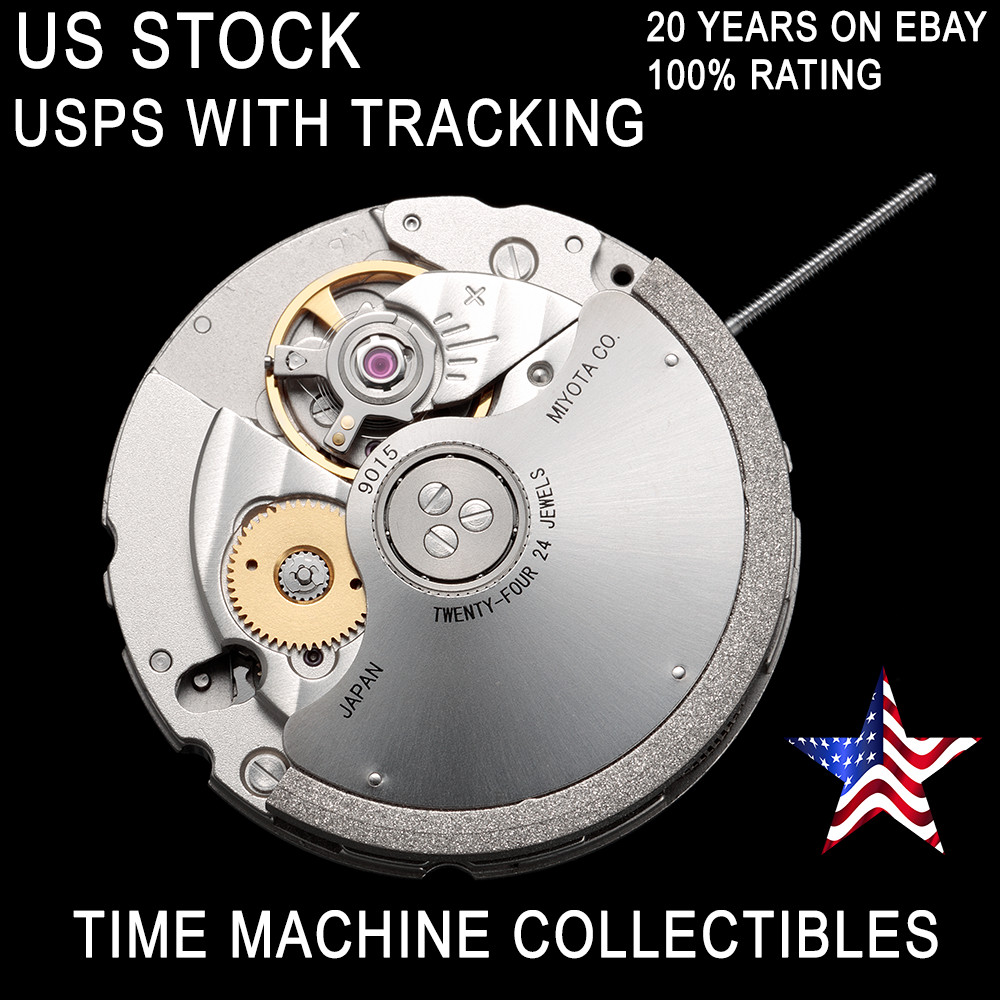 Miyota 9015 Automatic Movement With Day Date *NEW STOCK* USA STOCK!