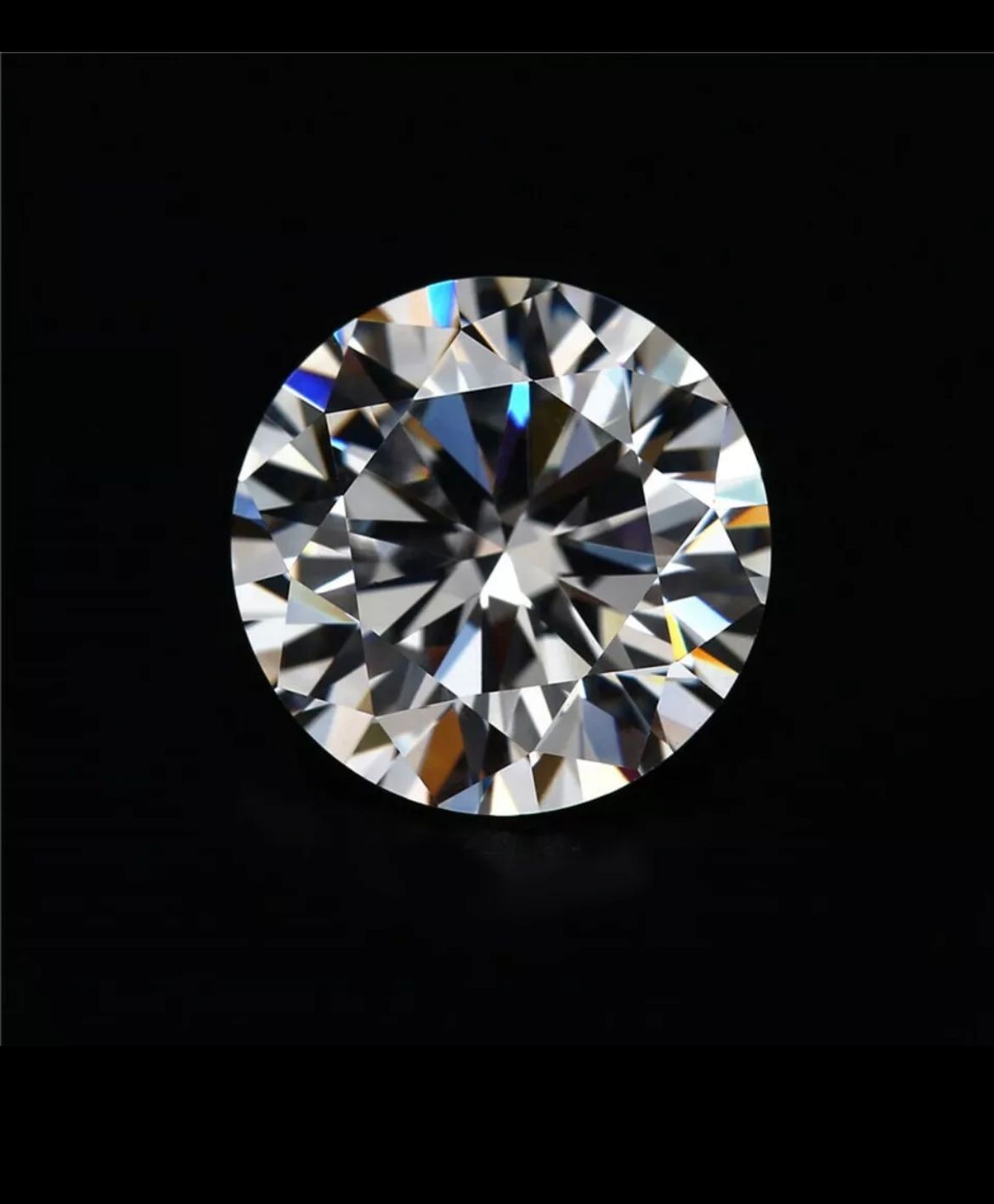 Lab Created Diamond 9.5X9.5 MM Round Cut VVS1 Clarity D Colour GIE Certified