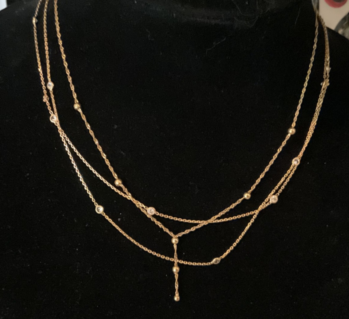 14k Yellow Gold Chain Necklaces – Lot of 3 – 16 in & 17 in – 5g