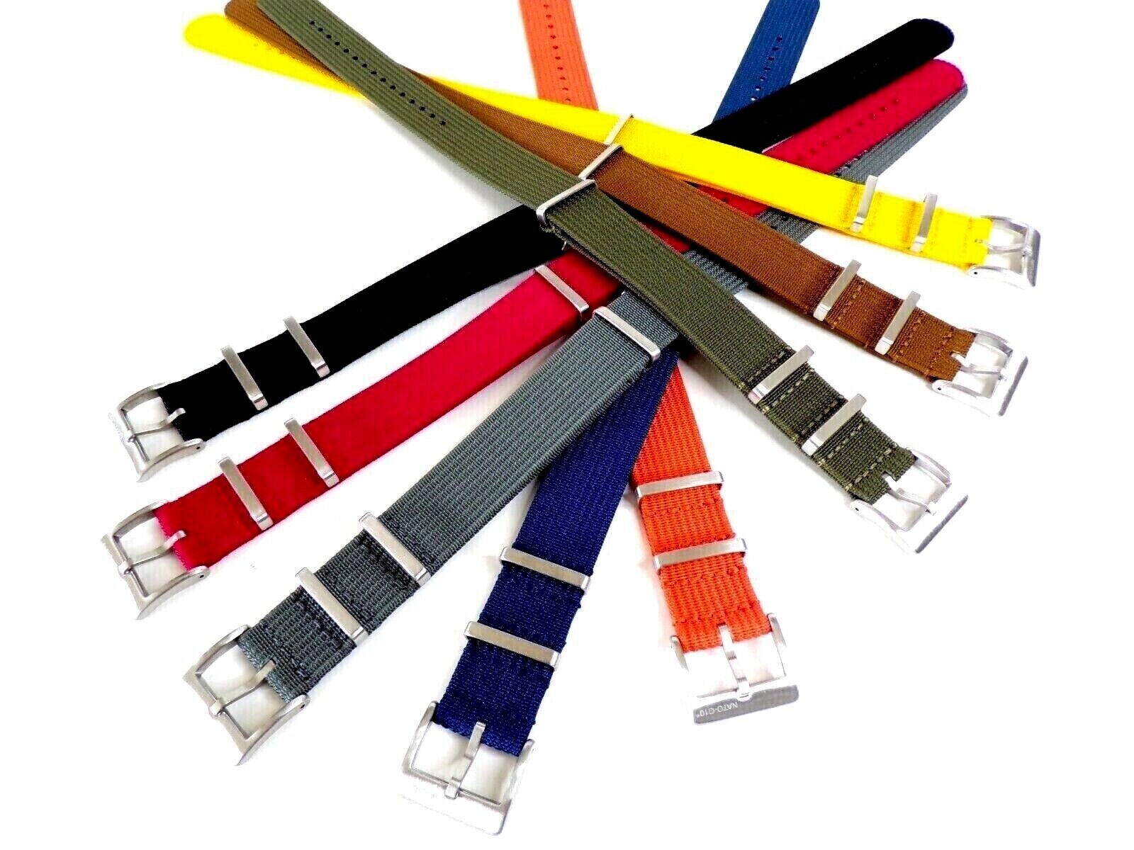NATO G10 ® NEW RIBBED Xtreme WR Nylon military RAF watch band Pilot strap IW usa