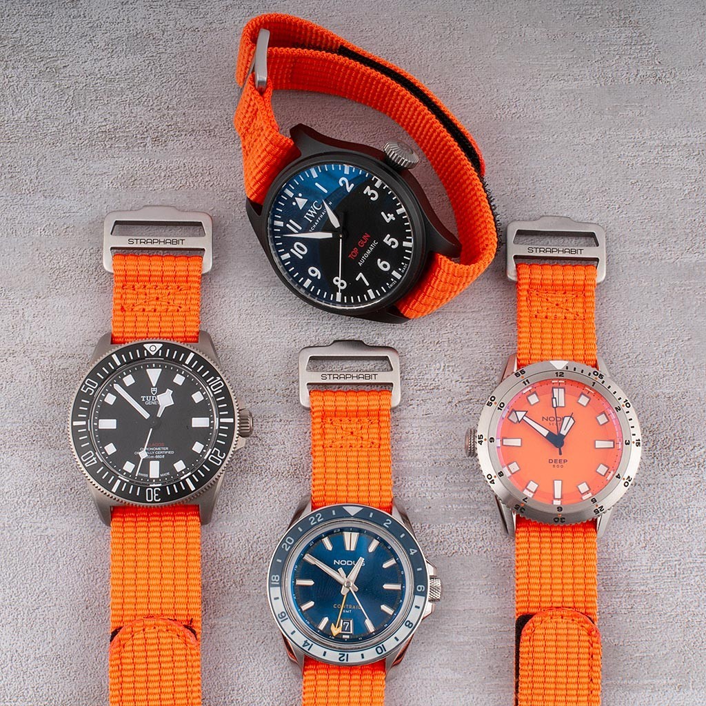 Hook and Loop Single Pass Watch Straps