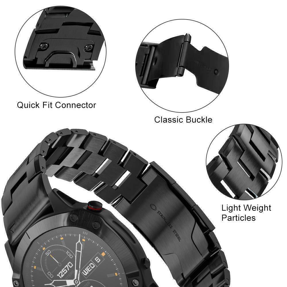 26mm Quick Fit Release Titanium Watch Strap For Garmin Fenix 8 7X Pro 6X GPS 3HR
