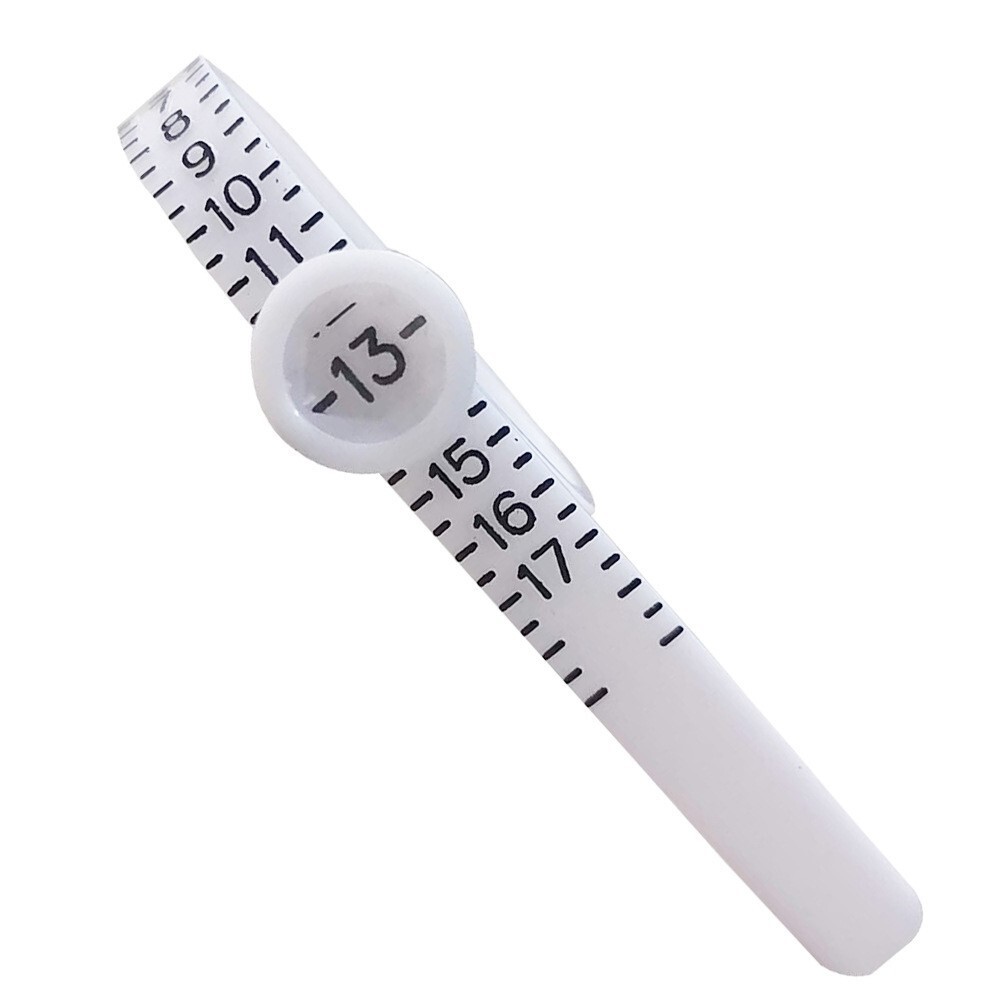 1 Pcs Ring Sizer Measuring Set, Reusable Finger Size Ruler with Magnifying Glass