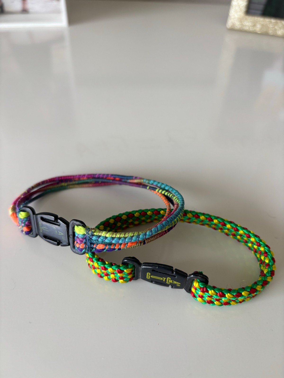 Gotcha Bracelet Pair Adult Unisex 80s 90s Surf Skate Wrap Vintage Colorful