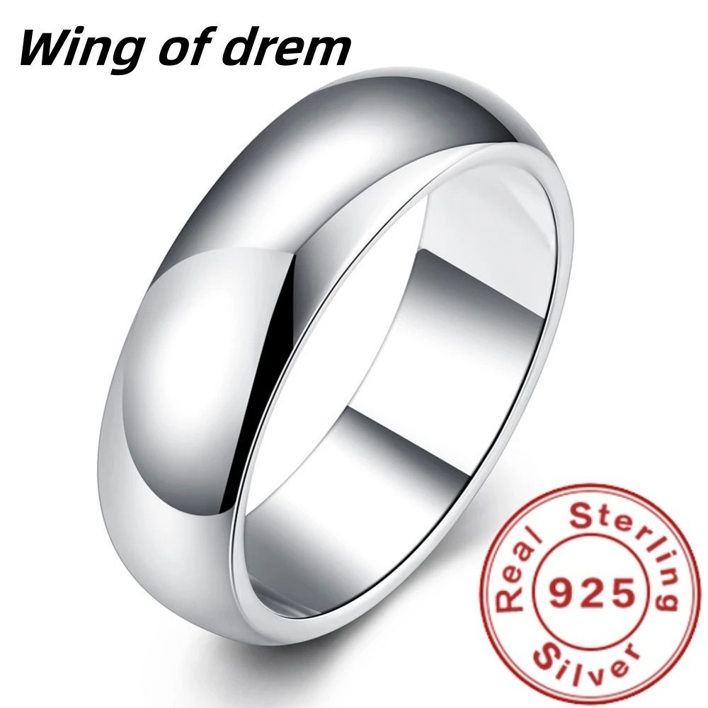 Women’s 925 Sterling Silver Smooth Band Ring Fashion Jewelry Sizes 5-11