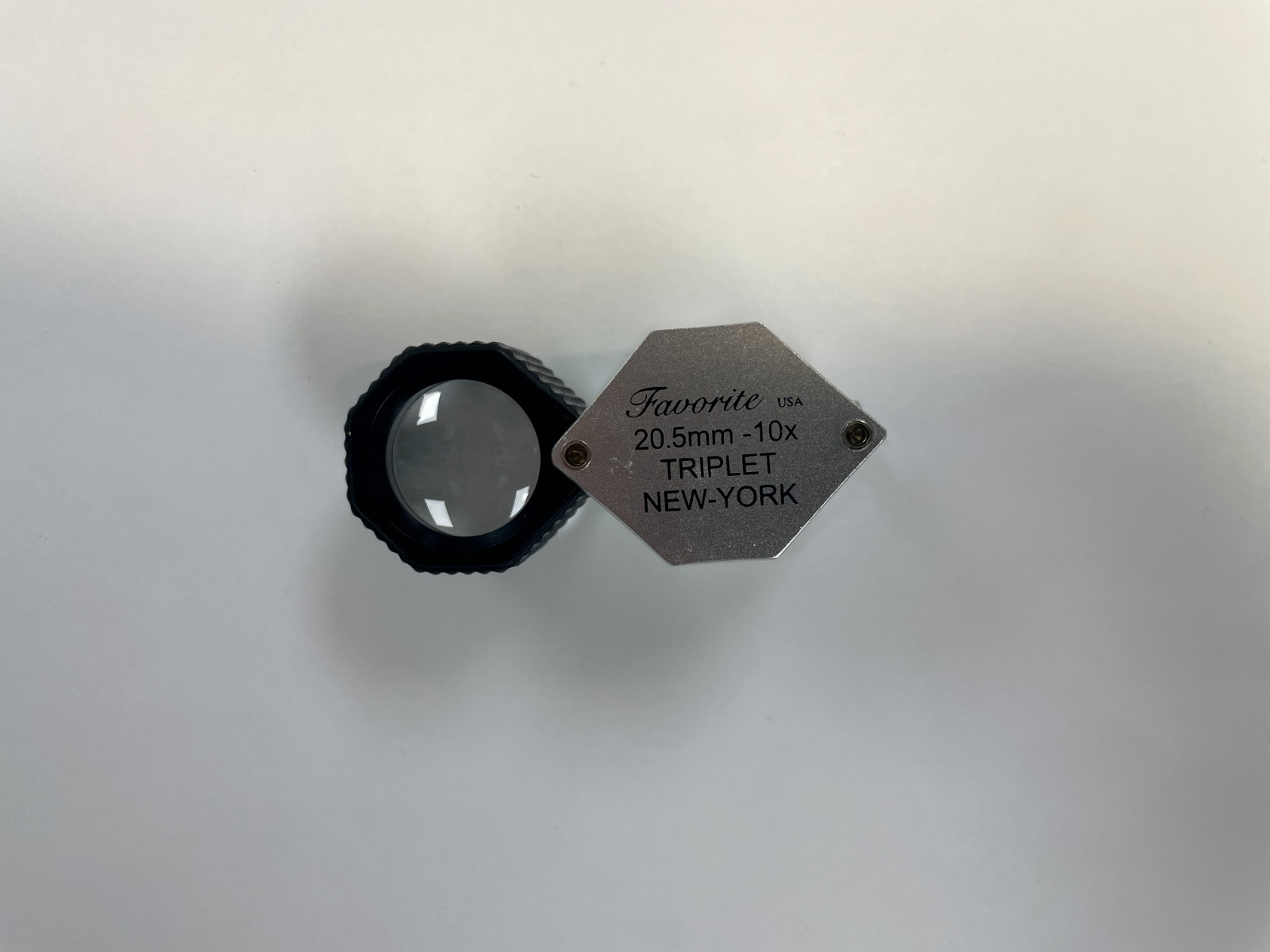 FavoriteUSA DIAMOND LOUPE HEXAGONAL TRIPLET 10X 20.5MM LENS