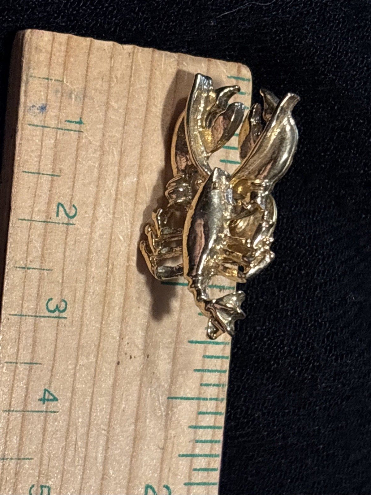 Three Lobster Pins All In Good Condition 1” X 2 & 2” X 1 See Pics & Description