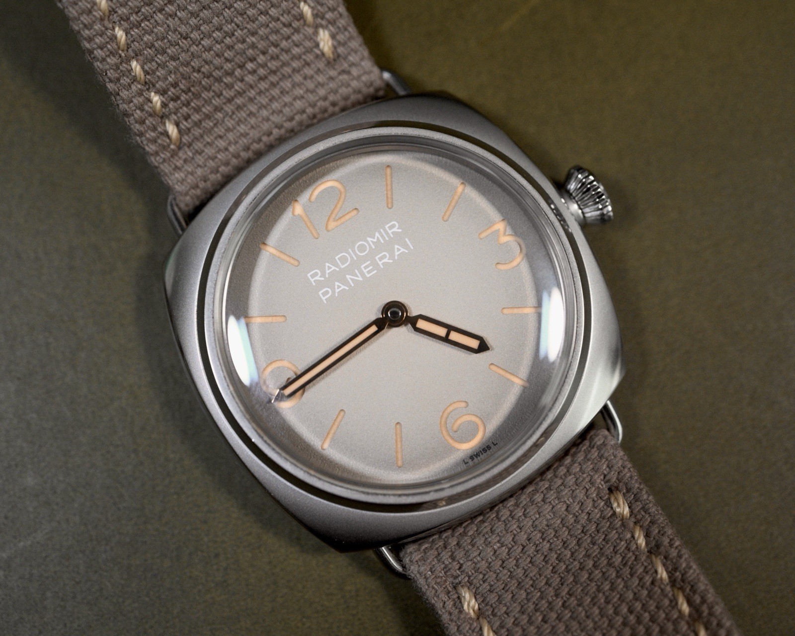 Panerai Radiomir Tre Giorni PAM01350 Complete Set 2025 with Extra Strap