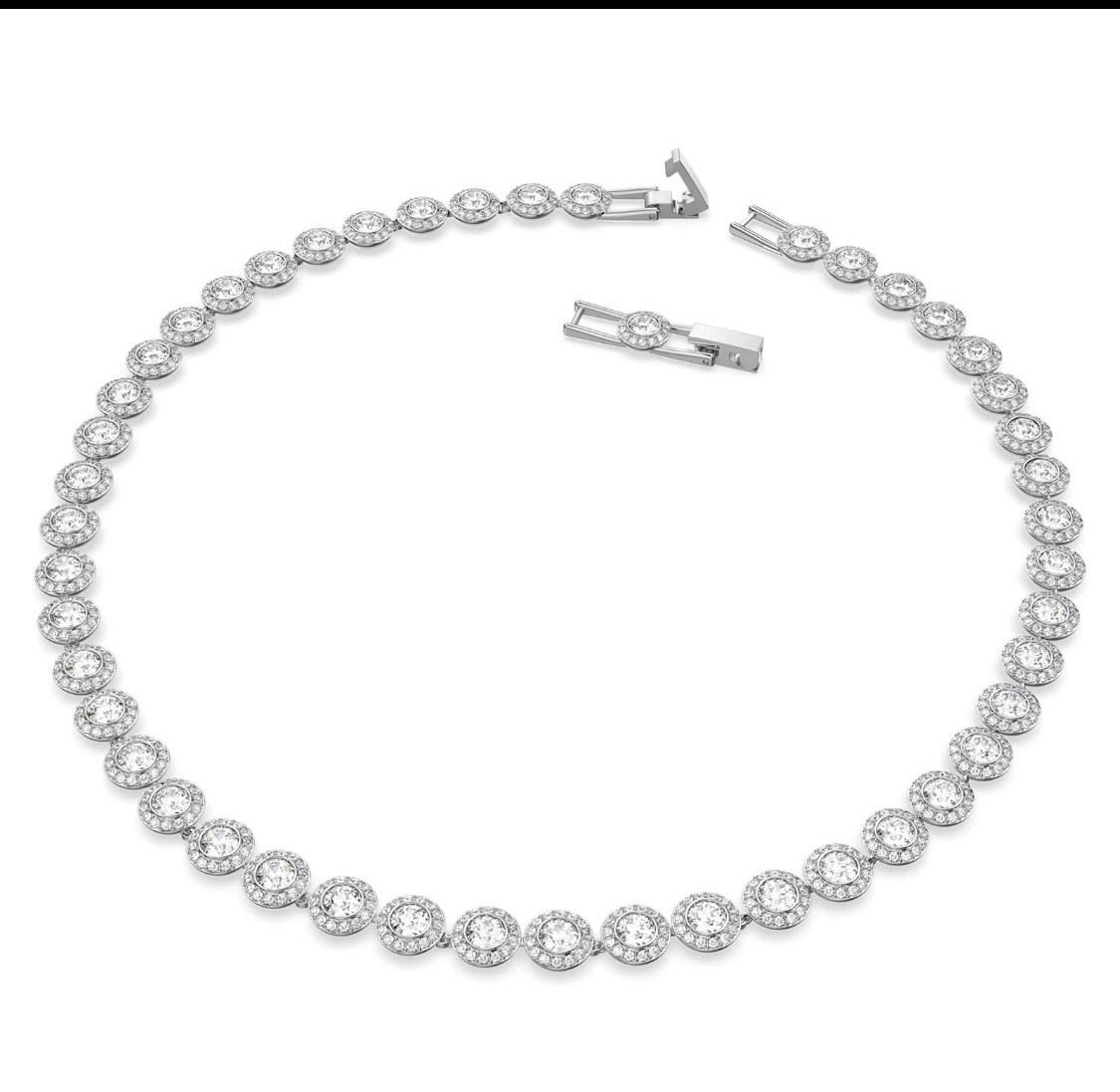 Swarovski Una Angelic Set, Necklace, Earrings & Bracelet, Round Cut 5367853