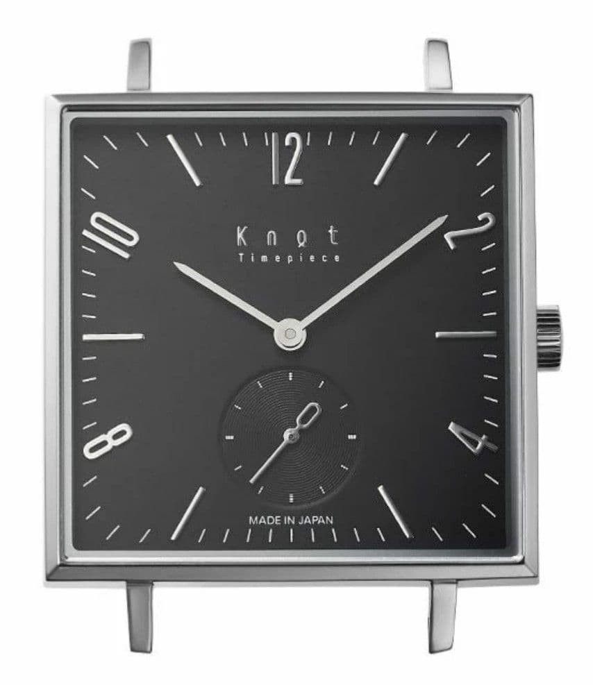 Knot Square SQ-32SVBK with selectable genuine strap