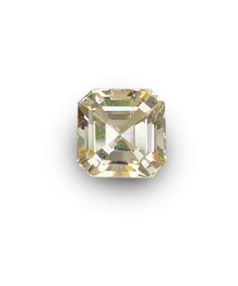 6.80 Carat Sherry Topaz Gemstone, Octagon Cut Golden Topaz Gemstone From Pak.