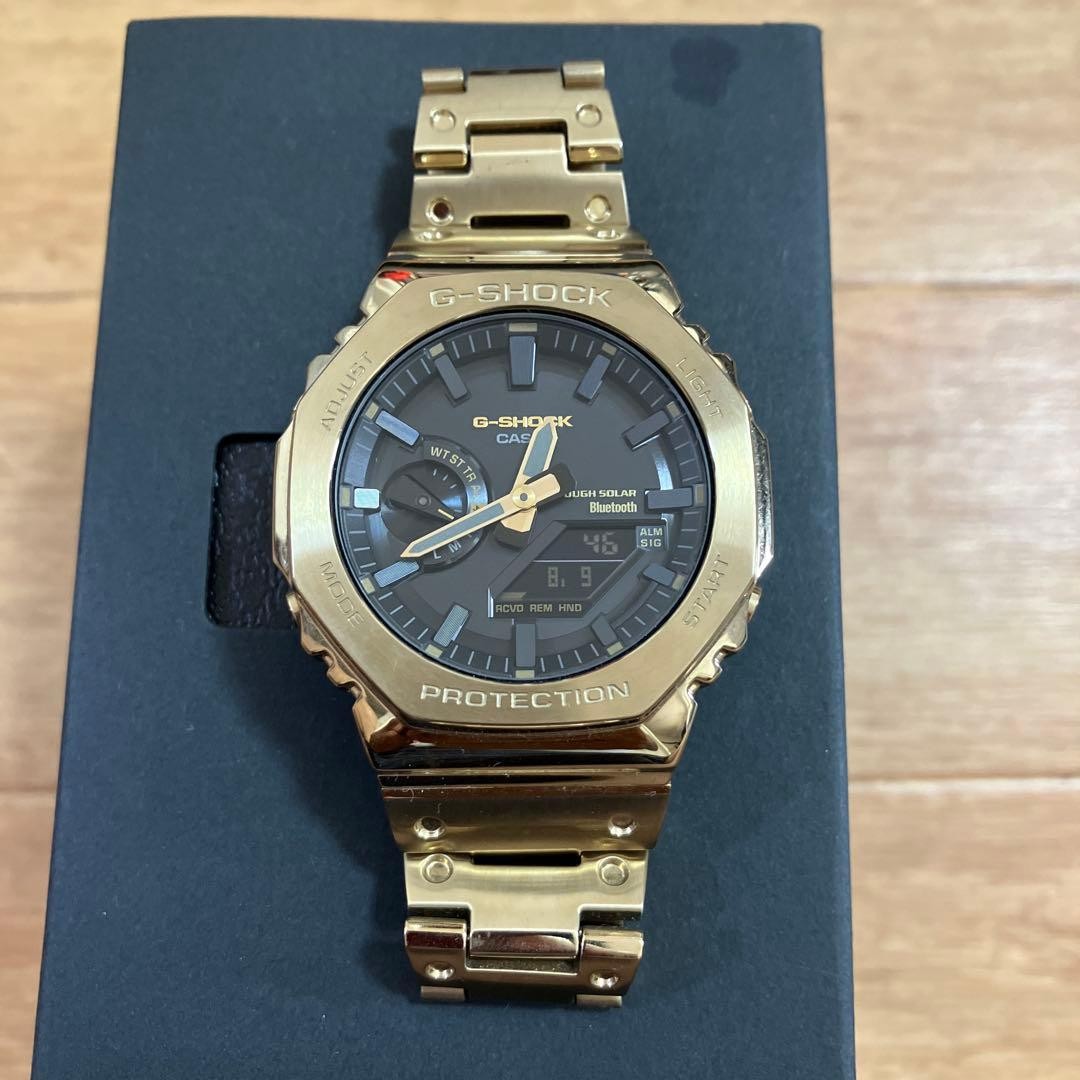 CASIO G SHOCK Metal Gold 2100 Watch Full Metal