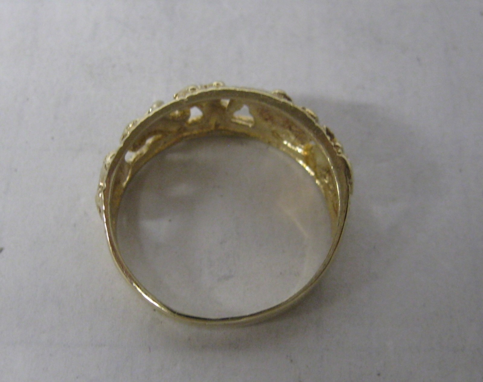 10K SOLID GOLD NOAHS ARK 9.5mm RING 4.3 GRAMS SIZE 9.75