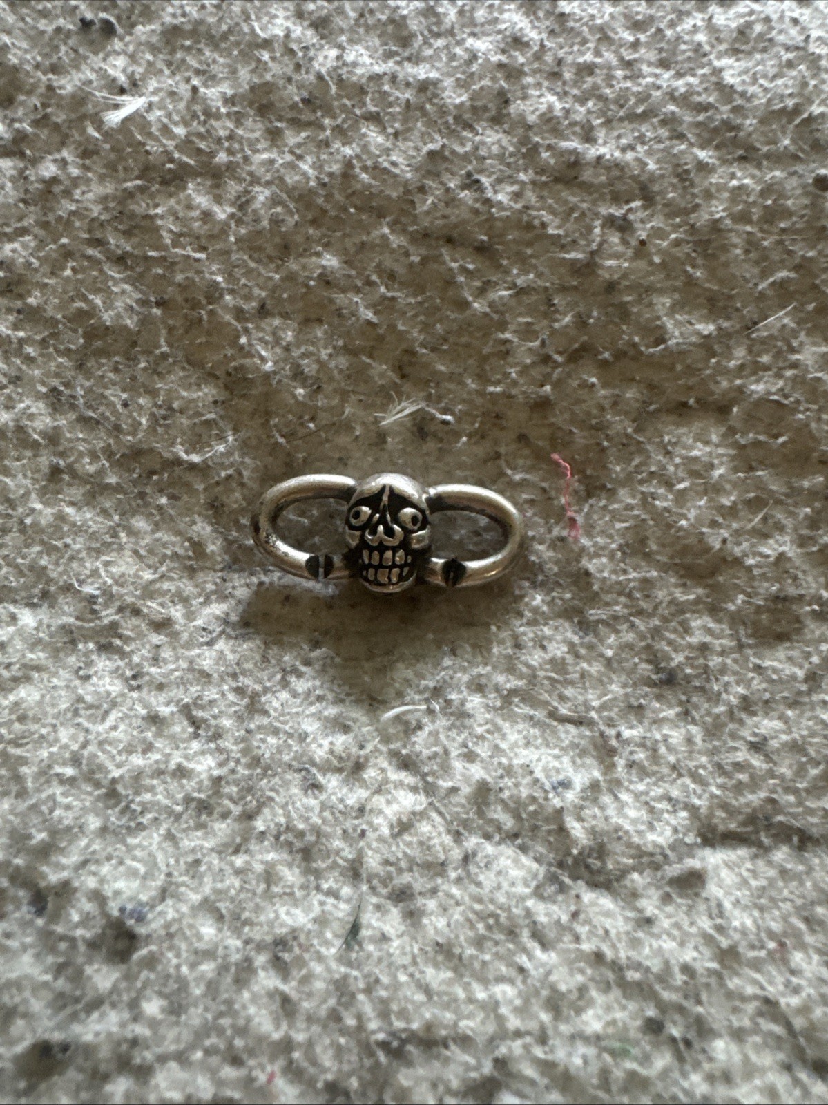 X by Trollbeads Sugar Skull Link, Sterling Silver