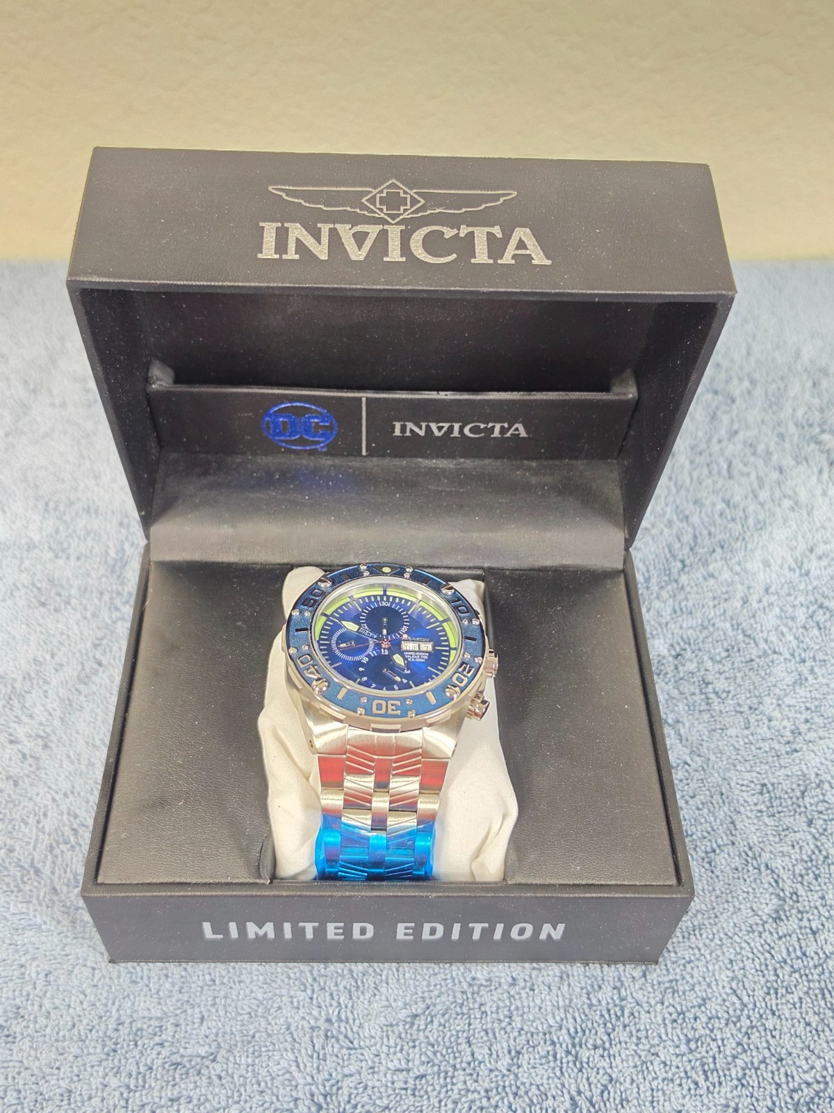 Aragon A161BLU Enforcer Valjoux 7750 Limited Edition 50mm Automatic Watch