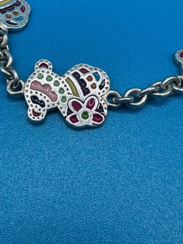 TOUS – Authentic Silver and Enamel Tous Bracelet