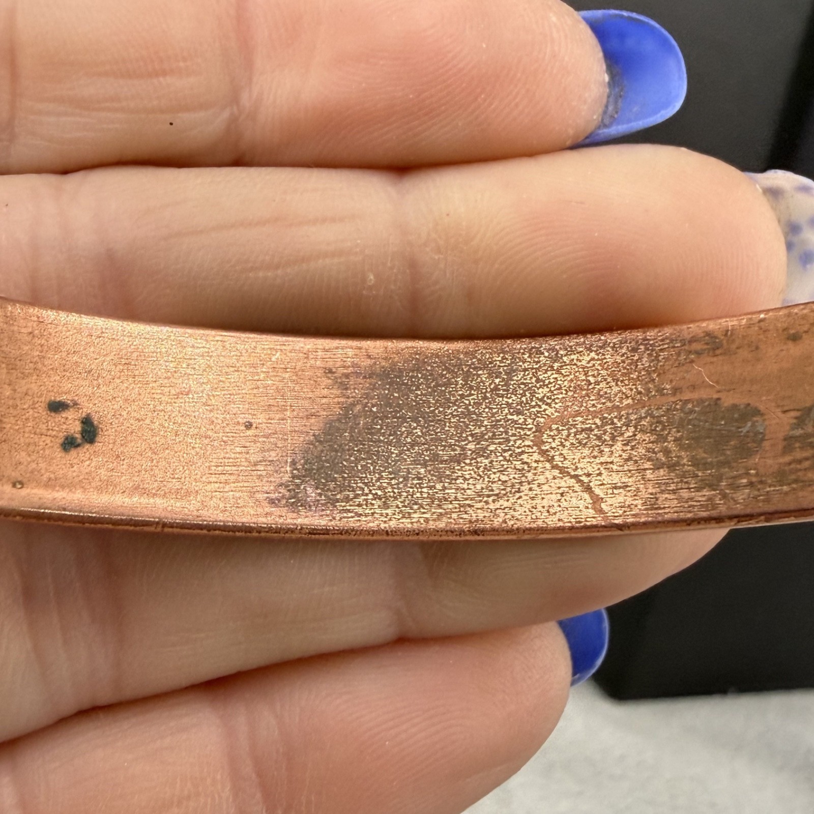 Copper Cuff Bracelet Magnetic 6.5”