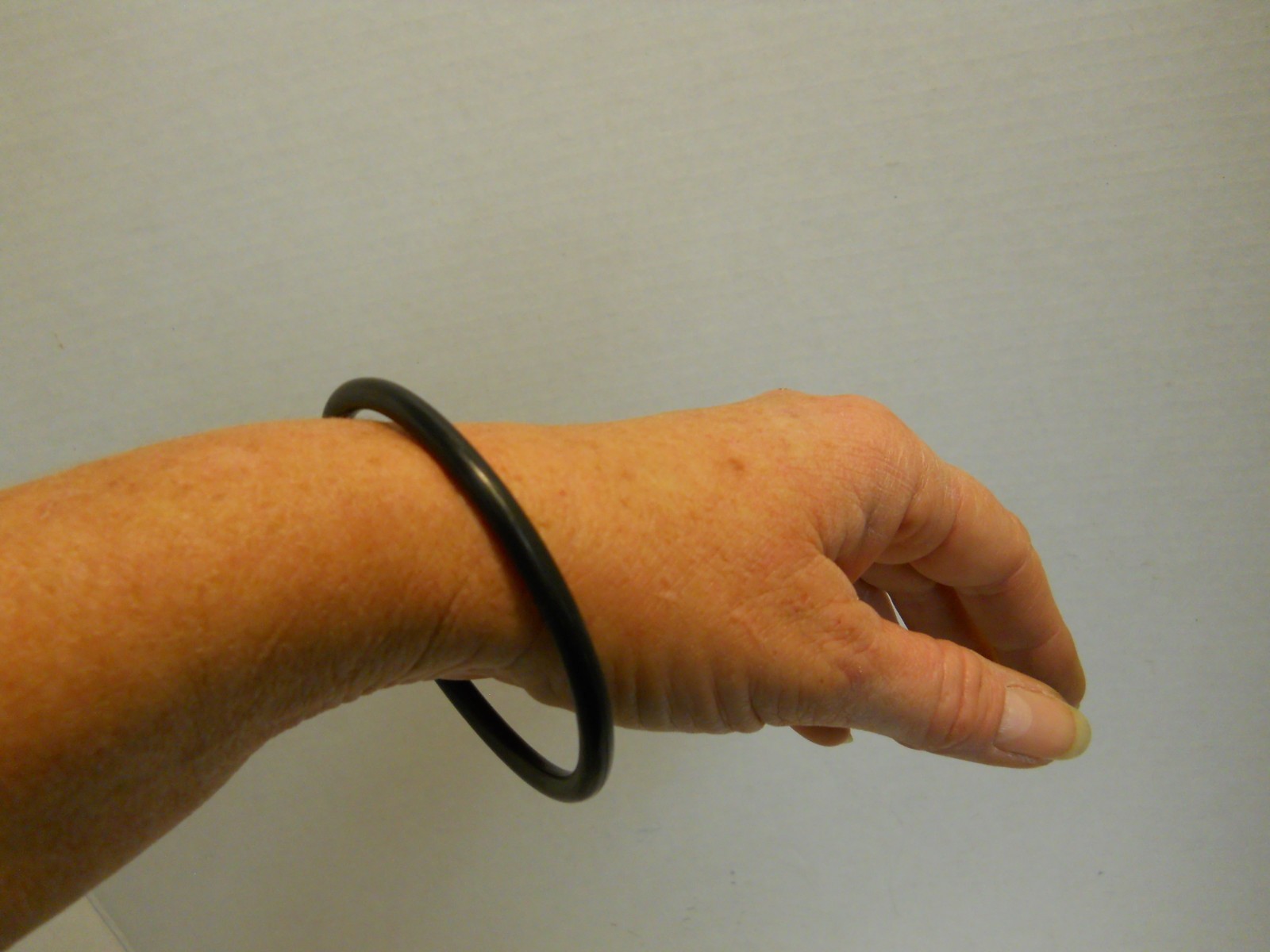 Black 3″ Rubber O-Ring Punk Fashion Steampunk Costume Jewelry Bracelets x10