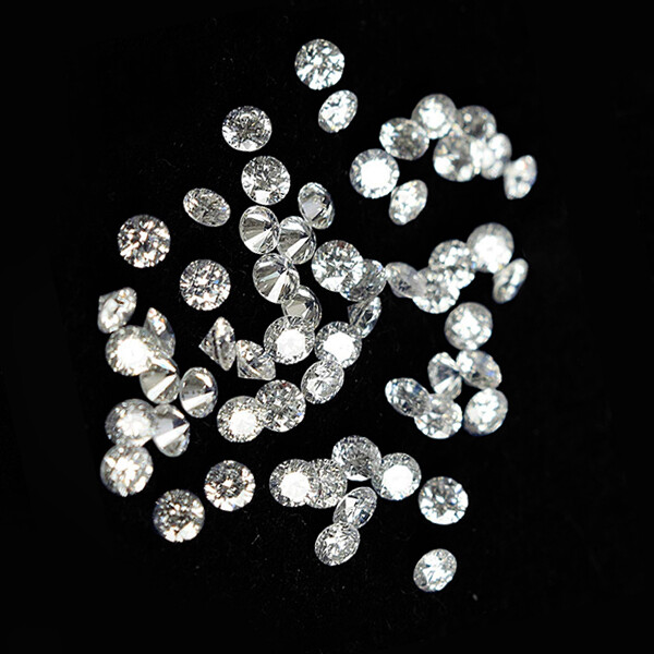 1.2mm 30pc SI1 Clarity G Color Natural Loose Brilliant Cut Diamond for Setting