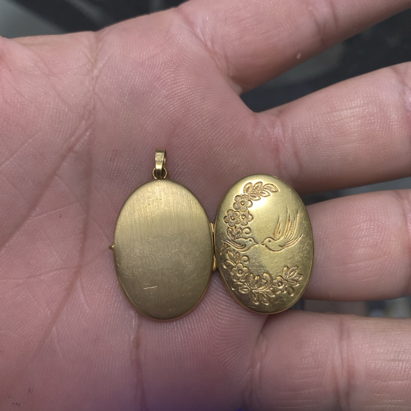 9kt 375 Cameo 3.4gr Colgant Pendant